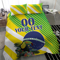 Custom Brazil Independence Day Bedding Set Toco Toucan Ordem e Progresso - Wonder Print Shop