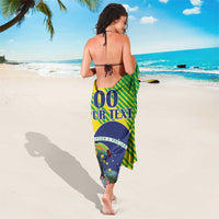Custom Brazil Independence Day Sarong Toco Toucan Ordem e Progresso - Wonder Print Shop