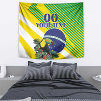 Custom Brazil Independence Day Tapestry Toco Toucan Ordem e Progresso - Wonder Print Shop