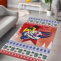 Cuba Cuban Trogon Christmas Area Rug Patria o Muerte Venceremos - Wonder Print Shop