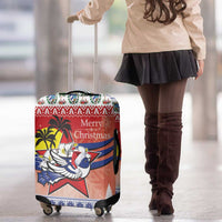 Cuba Cuban Trogon Christmas Luggage Cover Patria o Muerte Venceremos - Wonder Print Shop