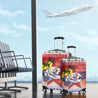 Cuba Cuban Trogon Christmas Luggage Cover Patria o Muerte Venceremos - Wonder Print Shop