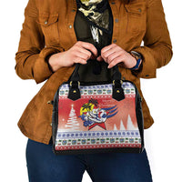 Cuba Cuban Trogon Christmas Shoulder Handbag Patria o Muerte Venceremos