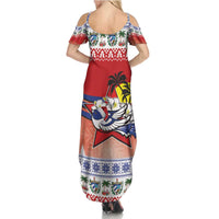 Cuba Cuban Trogon Christmas Summer Maxi Dress Patria o Muerte Venceremos - Wonder Print Shop