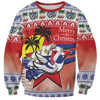 Cuba Cuban Trogon Christmas Sweatshirt Patria o Muerte Venceremos - Wonder Print Shop