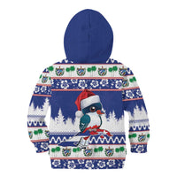 Cuba Christmas Kid Hoodie Cuban Trogon Map With Feliz Navidad - Wonder Print Shop