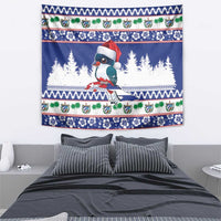 Cuba Christmas Tapestry Cuban Trogon Map With Feliz Navidad - Wonder Print Shop