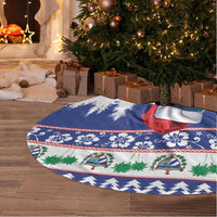 Cuba Christmas Tree Skirt Cuban Trogon Map With Feliz Navidad - Wonder Print Shop