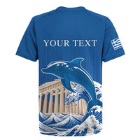 Personalized Greece Independence Day Rugby Jersey Parthenon Eleftheria i Thanatos