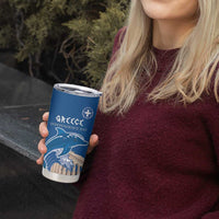 Personalized Greece Independence Day Tumbler Cup Parthenon Eleftheria i Thanatos