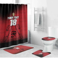 Custom Egypt Football Bathroom Set The Pharaohs Eye of Horus