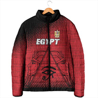 Custom Egypt Football Padded Jacket The Pharaohs Eye of Horus