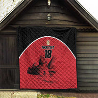 Custom Egypt Football Quilt Pharaohs Heritage Pyramid