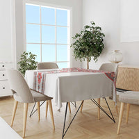 Bulgarian Embroidery Style Seamless Pattern Tablecloth