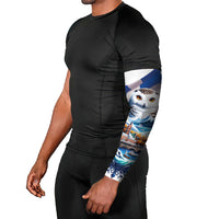 Quebec Snowy Owl Heritage Arm Sleeves Flag Day Edition