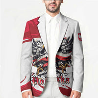 Poland National Flag Day Blazer Fierce Polish Eagle Crown