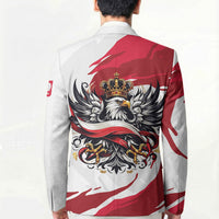 Poland National Flag Day Blazer Fierce Polish Eagle Crown
