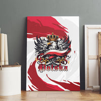 Poland National Flag Day Canvas Wall Art Fierce Polish Eagle Crown