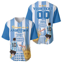 Custom Argentina Football Baseball Jersey Go Champions 2024 - Wonder Print Shop
