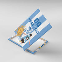 Custom Argentina Football Canvas Wall Art Go Champions 2024 - Wonder Print Shop
