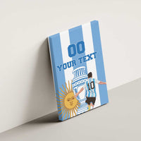 Custom Argentina Football Canvas Wall Art Go Champions 2024 - Wonder Print Shop