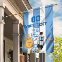 Custom Argentina Football Garden Flag Go Champions 2024 - Wonder Print Shop
