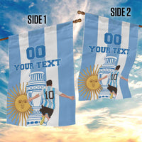 Custom Argentina Football Garden Flag Go Champions 2024 - Wonder Print Shop
