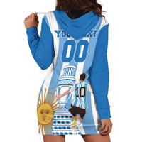 Custom Argentina Football Hoodie Dress Go Champions 2024 - Wonder Print Shop