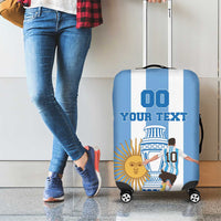 Custom Argentina Football Luggage Cover Go Champions 2024 - Wonder Print Shop