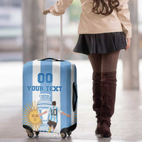 Custom Argentina Football Luggage Cover Go Champions 2024 - Wonder Print Shop