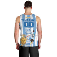 Custom Argentina Football Men Tank Top Go Champions 2024 - Wonder Print Shop