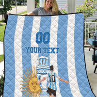 Custom Argentina Football Quilt Go Champions 2024 - Wonder Print Shop