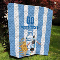 Custom Argentina Football Quilt Go Champions 2024 - Wonder Print Shop