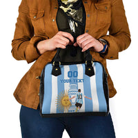 Custom Argentina Football Shoulder Handbag Go Champions 2024