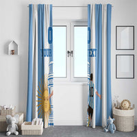 Custom Argentina Football Window Curtain Go Champions 2024 - Wonder Print Shop