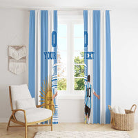 Custom Argentina Football Window Curtain Go Champions 2024 - Wonder Print Shop