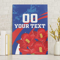 Custom Chile Lapageria Canvas Wall Art With Grunge Style - Wonder Print Shop