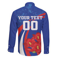 Custom Chile Lapageria Family Matching Long Sleeve Bodycon Dress and Hawaiian Shirt With Grunge Style - Wonder Print Shop