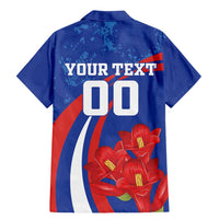 Custom Chile Lapageria Family Matching Mermaid Dress and Hawaiian Shirt With Grunge Style - Wonder Print Shop