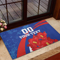 Custom Chile Lapageria Rubber Doormat With Grunge Style - Wonder Print Shop