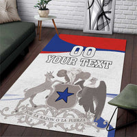 Custom Fiestas Patrias Chile Area Rug Coat Of Arms - Wonder Print Shop