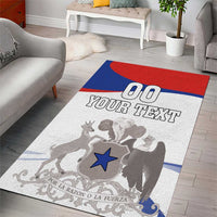 Custom Fiestas Patrias Chile Area Rug Coat Of Arms - Wonder Print Shop