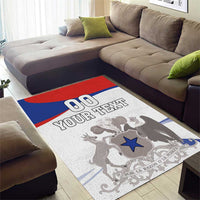 Custom Fiestas Patrias Chile Area Rug Coat Of Arms - Wonder Print Shop
