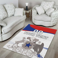 Custom Fiestas Patrias Chile Area Rug Coat Of Arms - Wonder Print Shop