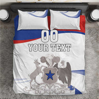 Custom Fiestas Patrias Chile Bedding Set Coat Of Arms - Wonder Print Shop