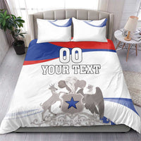 Custom Fiestas Patrias Chile Bedding Set Coat Of Arms - Wonder Print Shop