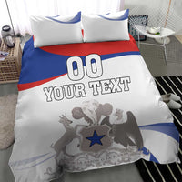 Custom Fiestas Patrias Chile Bedding Set Coat Of Arms - Wonder Print Shop