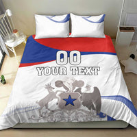 Custom Fiestas Patrias Chile Bedding Set Coat Of Arms - Wonder Print Shop