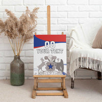 Custom Fiestas Patrias Chile Canvas Wall Art Coat Of Arms - Wonder Print Shop