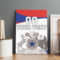 Custom Fiestas Patrias Chile Canvas Wall Art Coat Of Arms - Wonder Print Shop